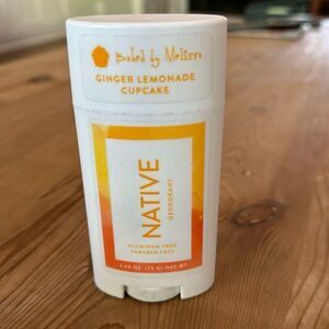 Native Deodorant Ginger Lemonade Cupcake scent NEW 2.65 OZ